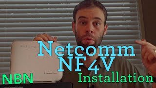 How to Setup Netcomm NF4V on NBN FTTN Internet Connection with Exetel including unboxing [upl. by Neilson]