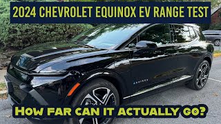 Chevrolet Equinox EV Range Test How far can it go on a full charge [upl. by Angie]