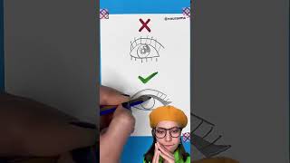 Tutorial by eye 👁️ drawing art tutorial [upl. by Margit540]