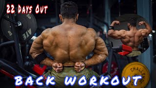 Intense Workout For Dense amp Wider Back23 Days Out Thailand Pro Qualifier [upl. by Chandler]