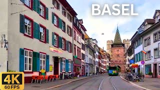 Exploring BASEL 🇨🇭 4K City Driving Tour 2024 🚗 Switzerlands Beauty [upl. by Ellehcin]