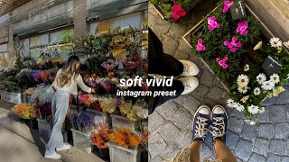 how to edit Soft Vivid preset  Instagram feed  lightroom presets FREE download [upl. by Okia]