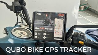 Qubo Wired Bike GPS Tracker from Hero Group  Best gps tracker for bike  OG Unboxing [upl. by Ahseken]