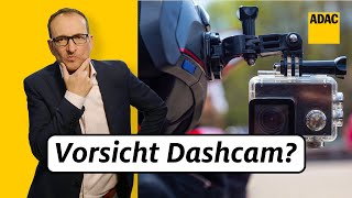 Motorradfahren mit Dashcam Erlaubt oder verboten  ADAC  Recht Logisch [upl. by Hester]