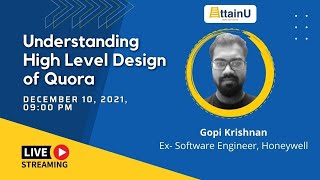Understanding High Level design of Quora [upl. by Enybor]