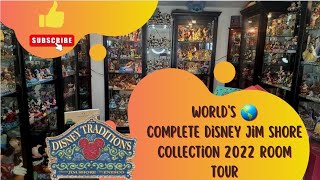 Worlds Complete Disney Traditions Jim Shore Collection amp 2022 Room Tour [upl. by Asnerek]