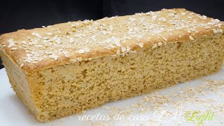 PAN DE AVENA SIN AMASAR SÚPER FÁCIL Y RÁPIDO  SUPER EASY AND QUICK UNKINNED OAT BREAD  KETO [upl. by Aicatan]