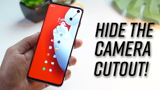 How To Hide The Galaxy S10 Camera Cutout With A Wallpaper [upl. by Inele982]