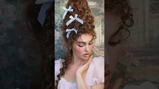 Quick Marie Antoinette Hair Tutorial 🎀🍰 Halloween Hair [upl. by Kalle614]