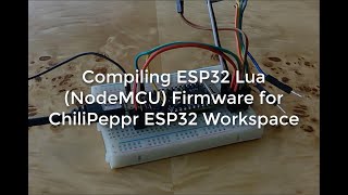 Compiling ESP32 Lua NodeMCU Firmware [upl. by Ailekahs]