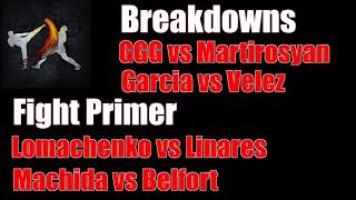 Striking Thoughts  GGG vs Martirosyan Garcia vs Velez Lomachenko vs Linares Machida vs Belfort [upl. by Yordan]