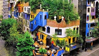 Hundertwasser House  The most beautiful buildings in Austria [upl. by Beaudoin837]