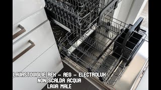 Lavastoviglie REX  AEG  Electrolux non riscalda e lava male [upl. by Aral]