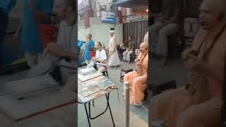 Iscon Foreigners chanting kirton shortvideo radha kirtan bhajan iscon trending views [upl. by Isej]