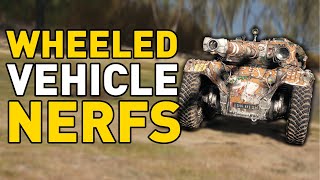 Wheeled Vehicle Nerfs  World of Tanks [upl. by Nuris]