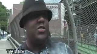 Notorious BIG GRAVY at Q Da Kids quotOn A Missionquot video shoot TRILLS TV [upl. by Izabel]