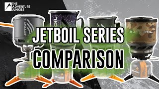 Jetboil Series comparison Stash vs Flash vs MiniMo vs Zip [upl. by Harding]