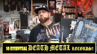 10 ESSENTIAL DEATH METAL RECORDS  YOU NEED THESEOG PRESS VINYL [upl. by Rudman]