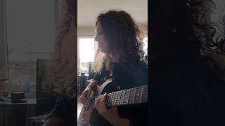 Practicing quotRational Gazequot by Meshuggah😤😁🔥 rationalgaze meshuggah guitarist girlguitarist [upl. by Aerdnna]