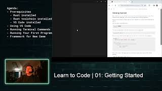 Learn to Code  01 Getting Started [upl. by Esdnil]