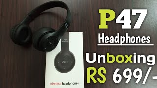 P47 wireless headphones  p47 headphones price in pakistan [upl. by Resarf75]