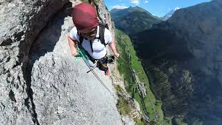 Murren via ferrata Switzerland [upl. by Theodore31]