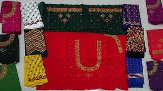 kutch work computer embroidery blouses with quality and perfect finishing Whats App on 6303158116 [upl. by Gussi]