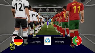 DLS 24  Allemagne VS Portugal  World Cup  Dreams League soccer 2024 [upl. by Yenohtna]