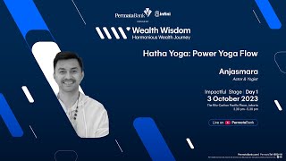 Wealth Wisdom 2023  Hatha Yoga Power Yoga Flow with Anjasmara [upl. by Eramat]