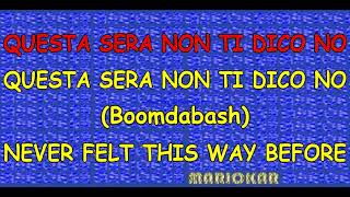 Boomdabash Ft Loredana Bertè Non Ti Dico No Karaoke [upl. by Berry]