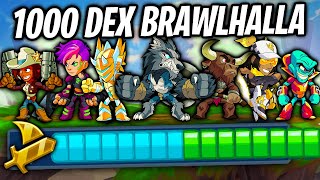 I Gave Every Legend 1000 Dex in Brawlhalla [upl. by Hewet]