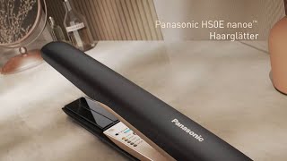 Glätteisen EHHS0E  Vorstellung nanoe™ Technologie  Panasonic [upl. by Drucie]