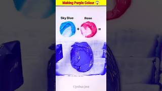 Making Purple colour combination ideas 😱 art colors colourmixing yputubeshorts [upl. by Usanis]