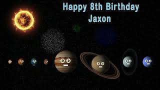 Kids Learning Tube Planets Sing Happy Birthday to me [upl. by Rockwell828]