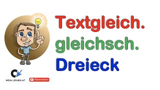 Textgleichung gleichschenkliges Dreieck Winkelberechnung [upl. by Rikahs977]