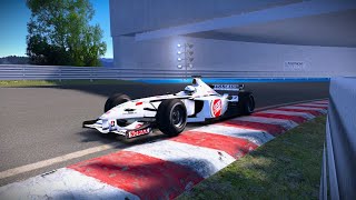 Assetto Corsa F1 2001 BAR 003 at MidField O Panis hotlap [upl. by Aliuqaj]