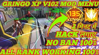 GRINGO XP V102 NEW UPDATE  OB46 FF HACK  FREE FIRE GRINGO XP MOD MENU l GRINGO XP HACK  FF HACK [upl. by Kaz865]