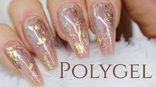 ♡ How to Bronze amp Gold Polygelnails [upl. by Peti]