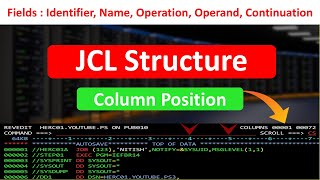 Overview of JCL Structure Columns Fields and their Roles  Mainframe JCL Tutorials  StudyStool [upl. by Eggleston428]