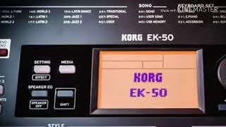 Korg ek50  Voice amp Style demo  new entertainment keyboard [upl. by Moria]