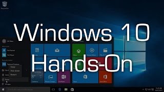 Windows 10 Handson Build 10240 [upl. by Nylessoj]