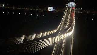 Eine Fahrt über die neue Donautalbrücke  Westring A26  Abschnitt 1 [upl. by Allicerp784]