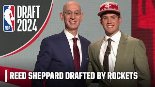 The Houston Rockets select Reed Sheppard with the No 3 pick in the 2024 NBA Draft  NBA on ESPN [upl. by Ahsilat]