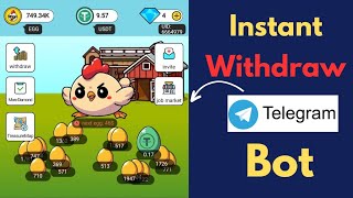 New instant withdraw telegram bot 😱🔥instant withdraw bot [upl. by Marteena]