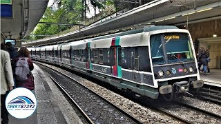 Matériel roulant du RER B à Paris CitéUniversitaire  MI84MI79 SncfRatp [upl. by Prudy]