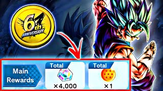 How to get 6th Anniversary Medal in Dragon Ball Legends Dbl 6th Anniversary [upl. by Aleyam]