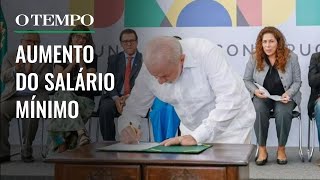 Lula sanciona o novo salário mínimo  Política em Análise [upl. by Annahsit435]