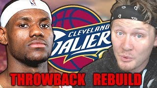 THROWBACK REBUILD 2003 CAVALIERS ROOKIE LEBRON NBA 2K19 [upl. by Alrahc601]