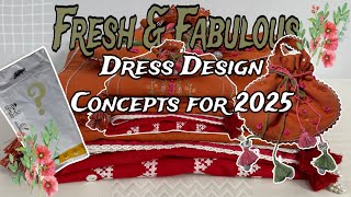 Dress Designs Concepts for 2025  Winter SemiFormal 3 Piece Suits  Potli Bag  Parcel Unboxing [upl. by Shargel]