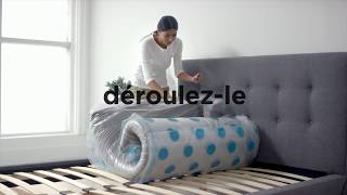 Lancement du matelas Luna de Sears [upl. by Dnalevelc]